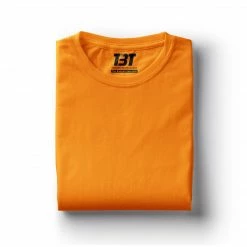 The Banyan Tee Plain T-shirt - Orange Graphic Junkies