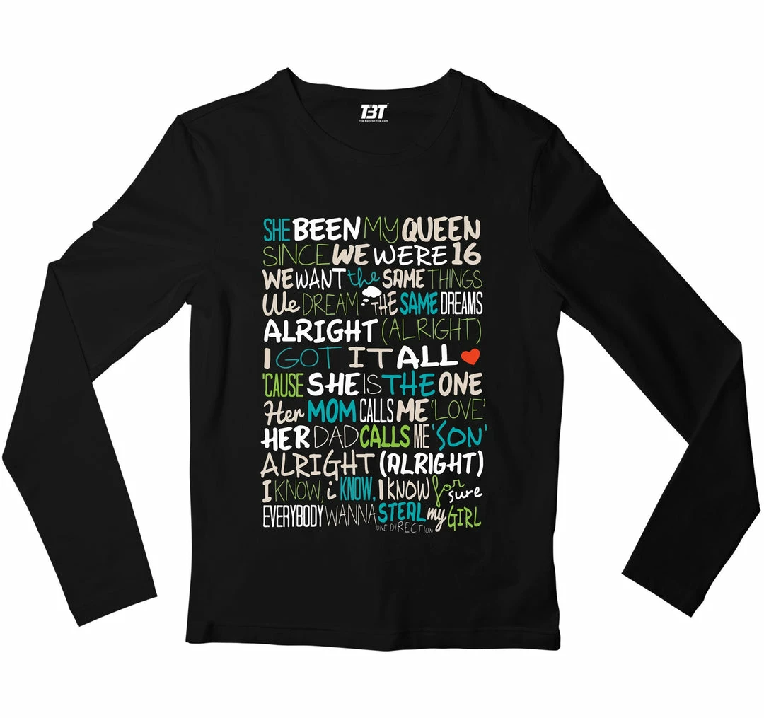 The Banyan Tee One Direction Full Sleeves T-shirt - Steal My Girl 1 The Banyan Tee One Direction Full Sleeves T-shirt - Steal My Girl