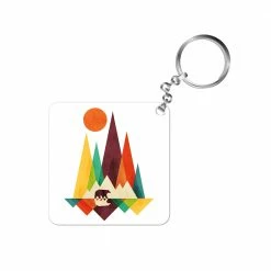 The Banyan Tee Keychain - Mountains Keychains