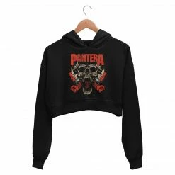 The Banyan Tee Crop Hoodies Pantera Crop Hoodie - Mouth For War