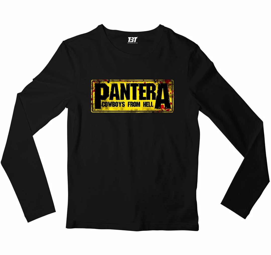 The Banyan Tee Pantera Full Sleeves T-shirt - Cowboys From Hell 1 The Banyan Tee Pantera Full Sleeves T-shirt - Cowboys From Hell