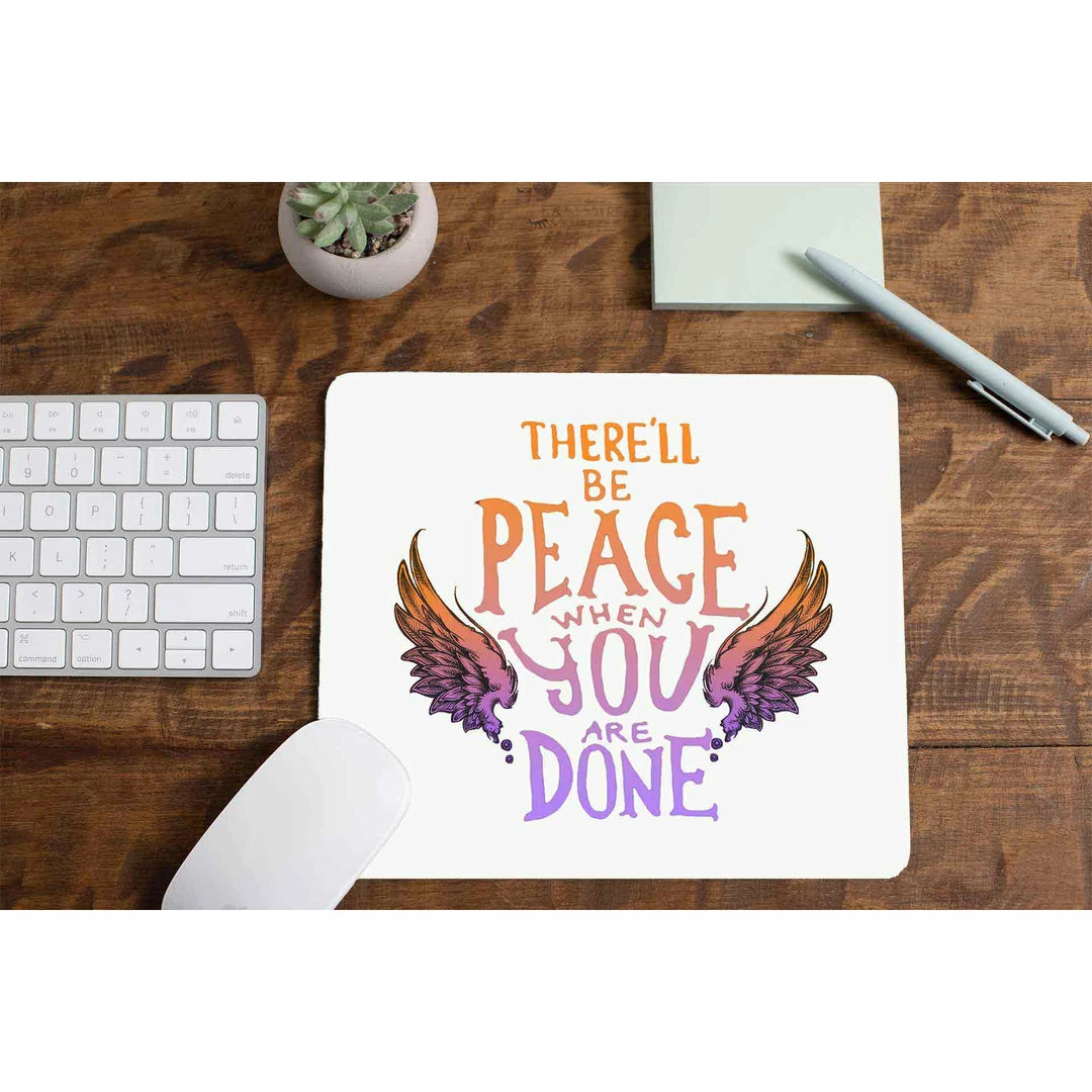 The Banyan Tee Mousepads Mouse Pad - Peace 1 The Banyan Tee Mousepads Mouse Pad - Peace