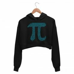 The Banyan Tee Crop Hoodies Printed Crop Hoodie - Pi