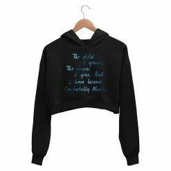 The Banyan Tee Crop Hoodies Crop Hoodie - Comfortably Numb