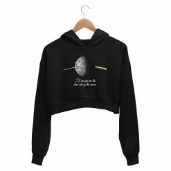 The Banyan Tee Crop Hoodies Crop Hoodie - Dark Side Of The Moon