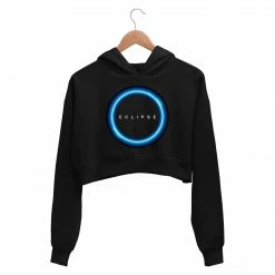 The Banyan Tee Crop Hoodies Crop Hoodie - Eclipse