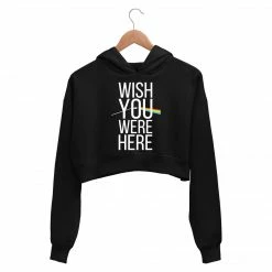 The Banyan Tee Crop Hoodies Crop Hoodie - Wish You Were Here
