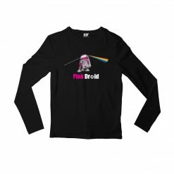 The Banyan Tee Full Sleeves T-shirt - Pink Droid