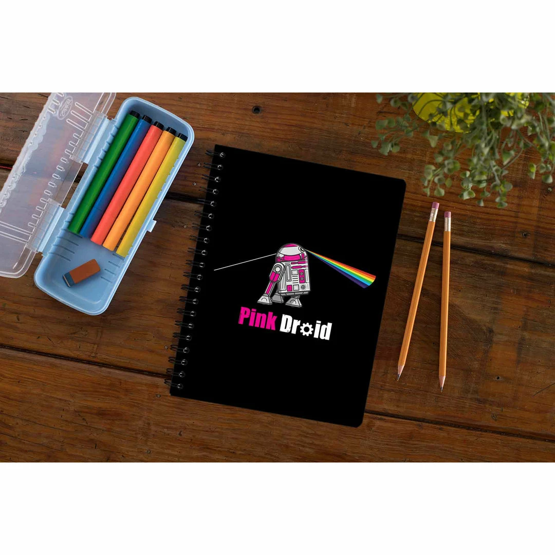 The Banyan Tee Notebook - Pink Droid 1 The Banyan Tee Notebook - Pink Droid