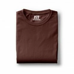 The Banyan Tee Plain T-shirt - Coffee Brown Graphic Junkies