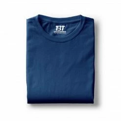 The Banyan Tee Graphic Junkies Plain T-shirt - Coral Blue