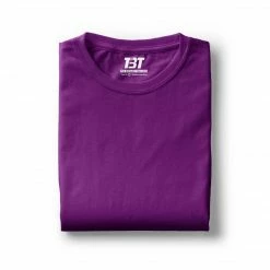 The Banyan Tee Graphic Junkies Plain T-shirt - Purple