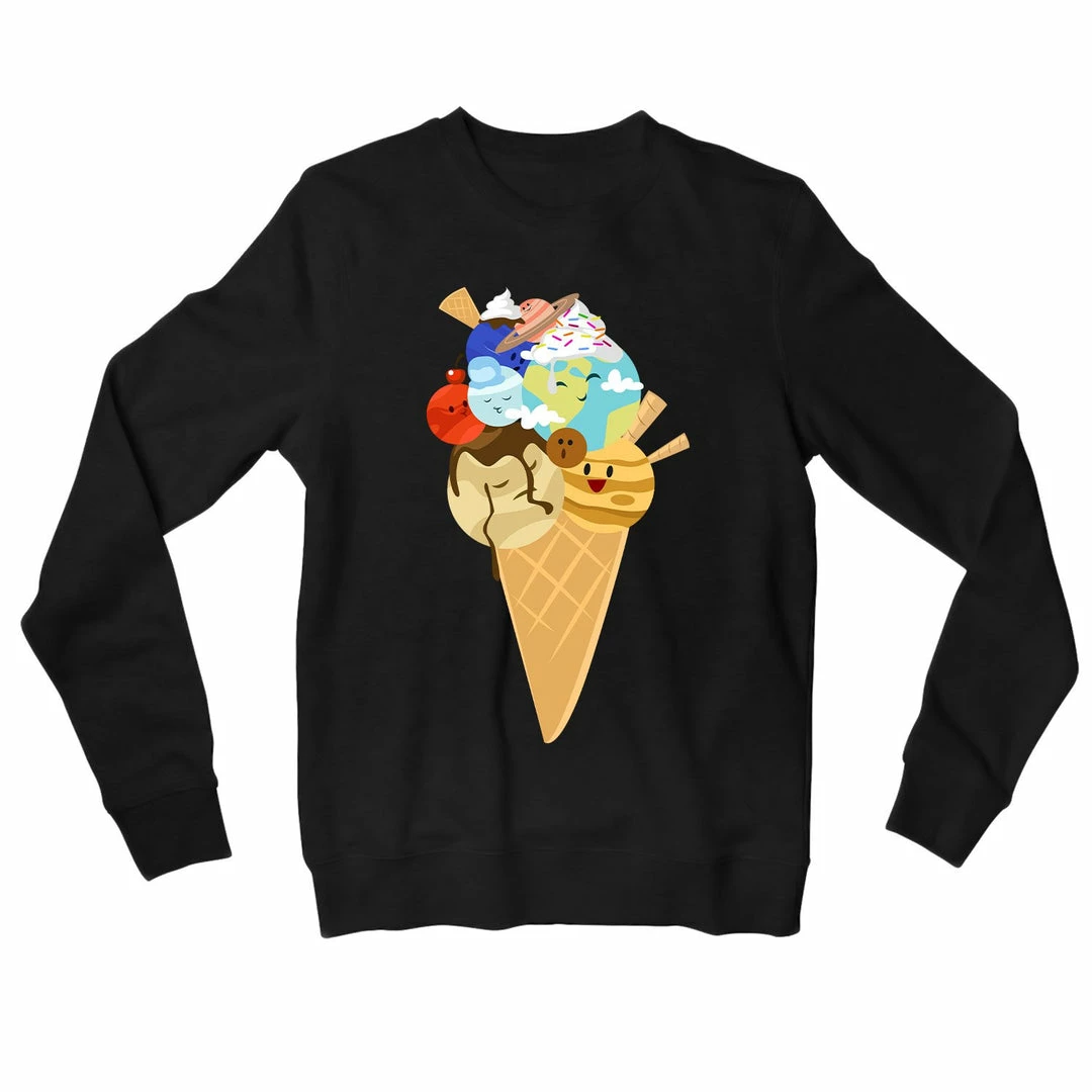 The Banyan Tee Sweatshirt - Ice Cream - Planets 1 The Banyan Tee Sweatshirt - Ice Cream - Planets