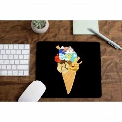 The Banyan Tee Mouse Pad - Ice Cream - Planets