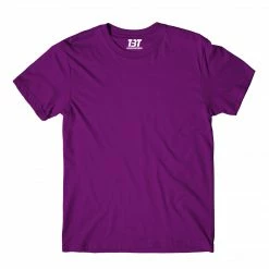 The Banyan Tee Graphic Junkies Plain T-shirt - Purple