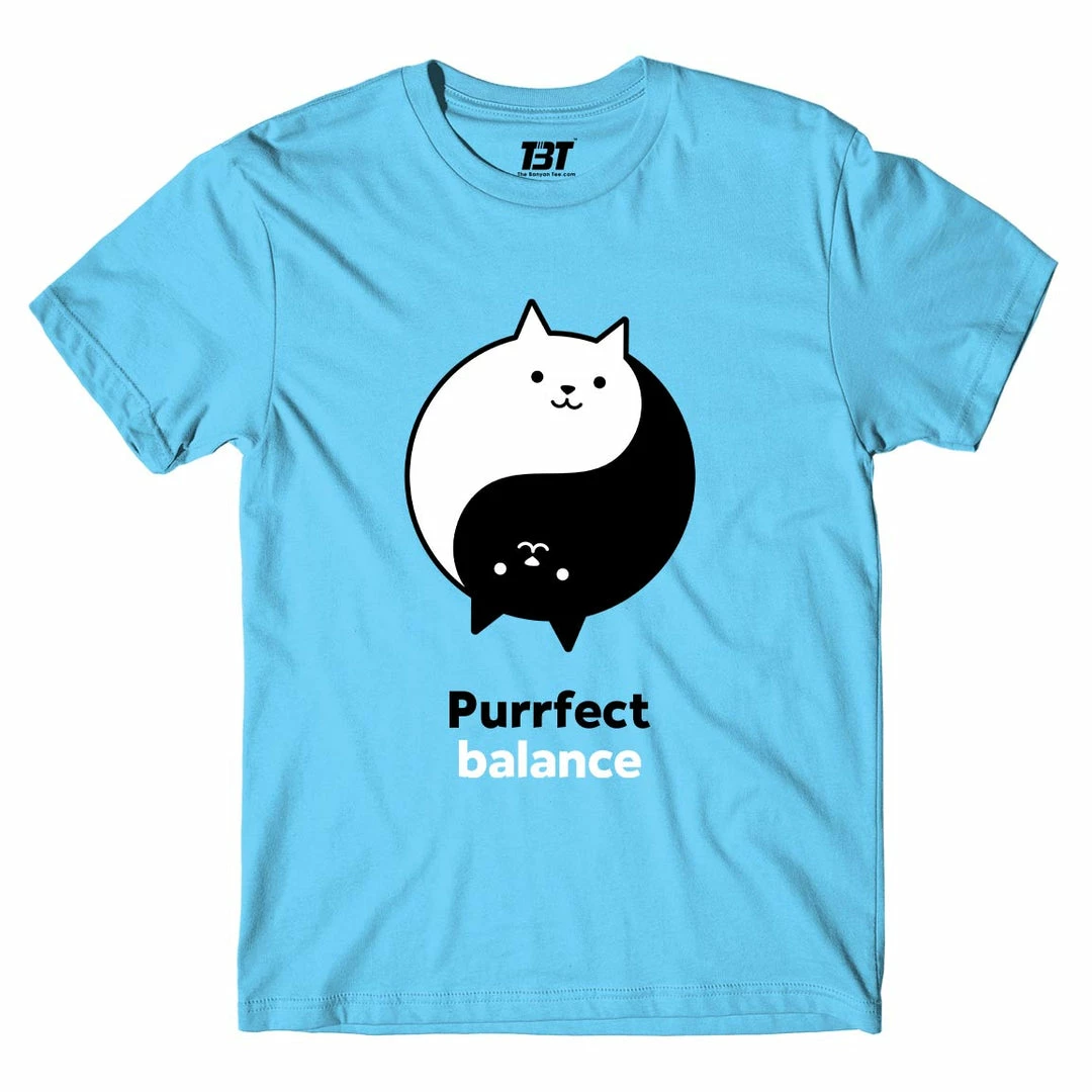 The Banyan Tee T-shirts Printed T-shirt - Purrfect Balance 1 The Banyan Tee T-shirts Printed T-shirt - Purrfect Balance