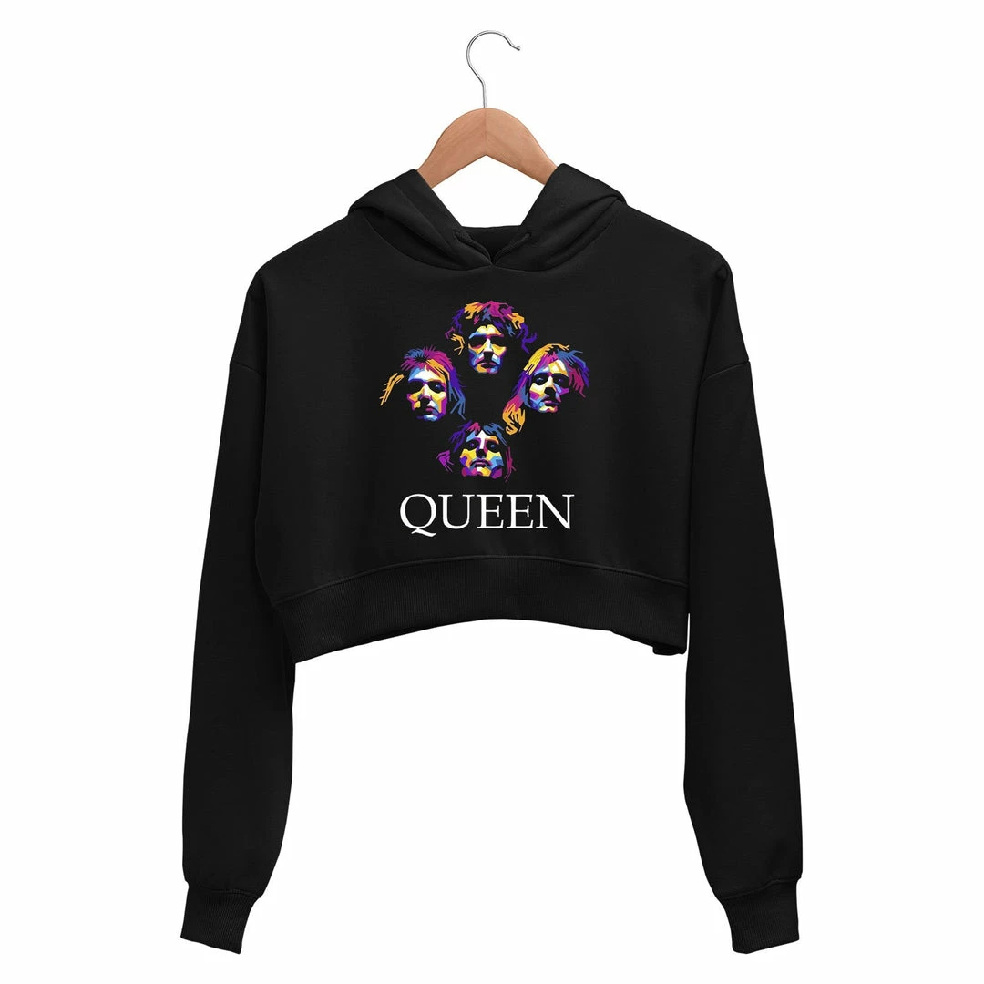 The Banyan Tee Queen Crop Hoodie 1 The Banyan Tee Queen Crop Hoodie