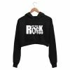 The Banyan Tee Queen Crop Hoodie - We Will Rock You