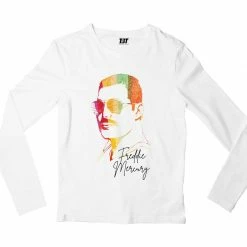 The Banyan Tee Queen Full Sleeves T-shirt - Freddie Mercury
