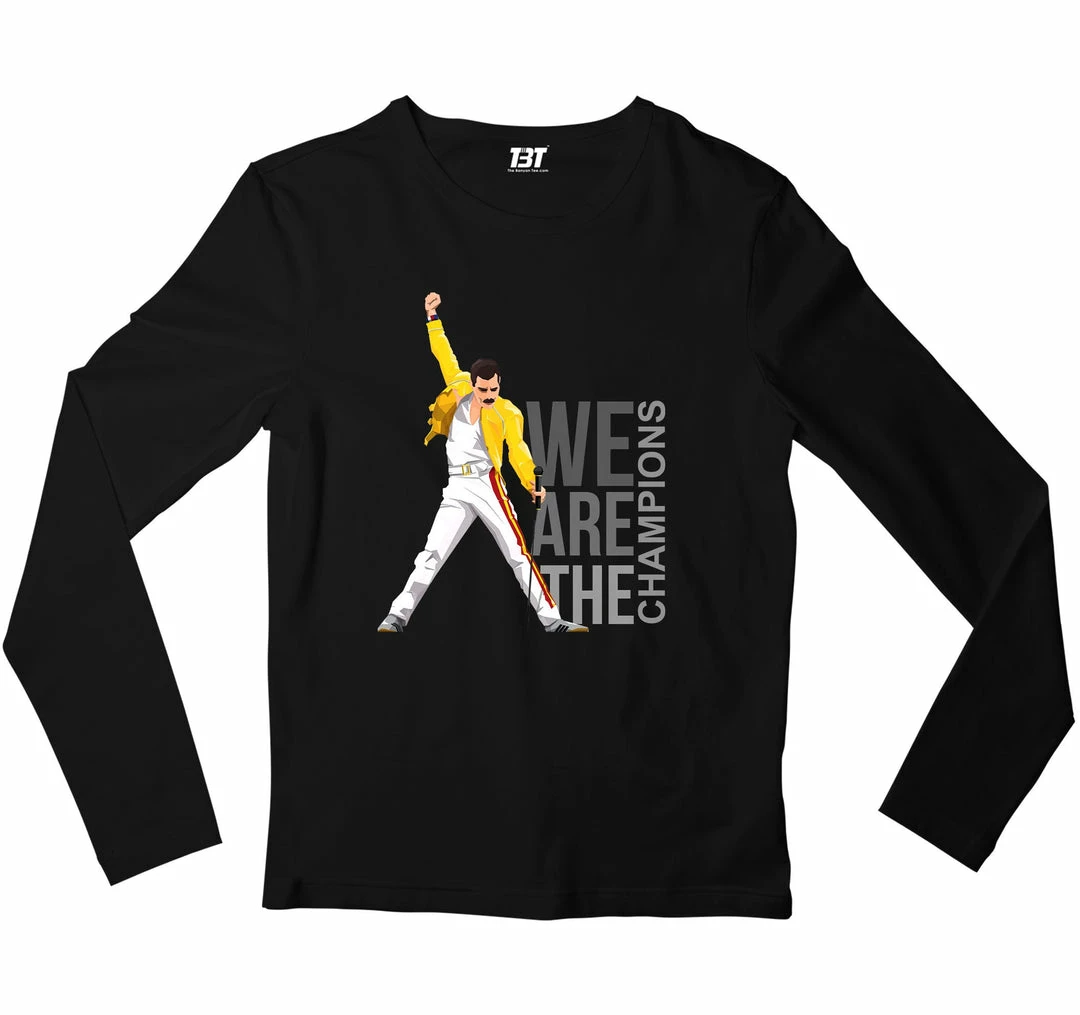 The Banyan Tee Queen Full Sleeves T-shirt - We Are The Champions 1 The Banyan Tee Queen Full Sleeves T-shirt - We Are The Champions
