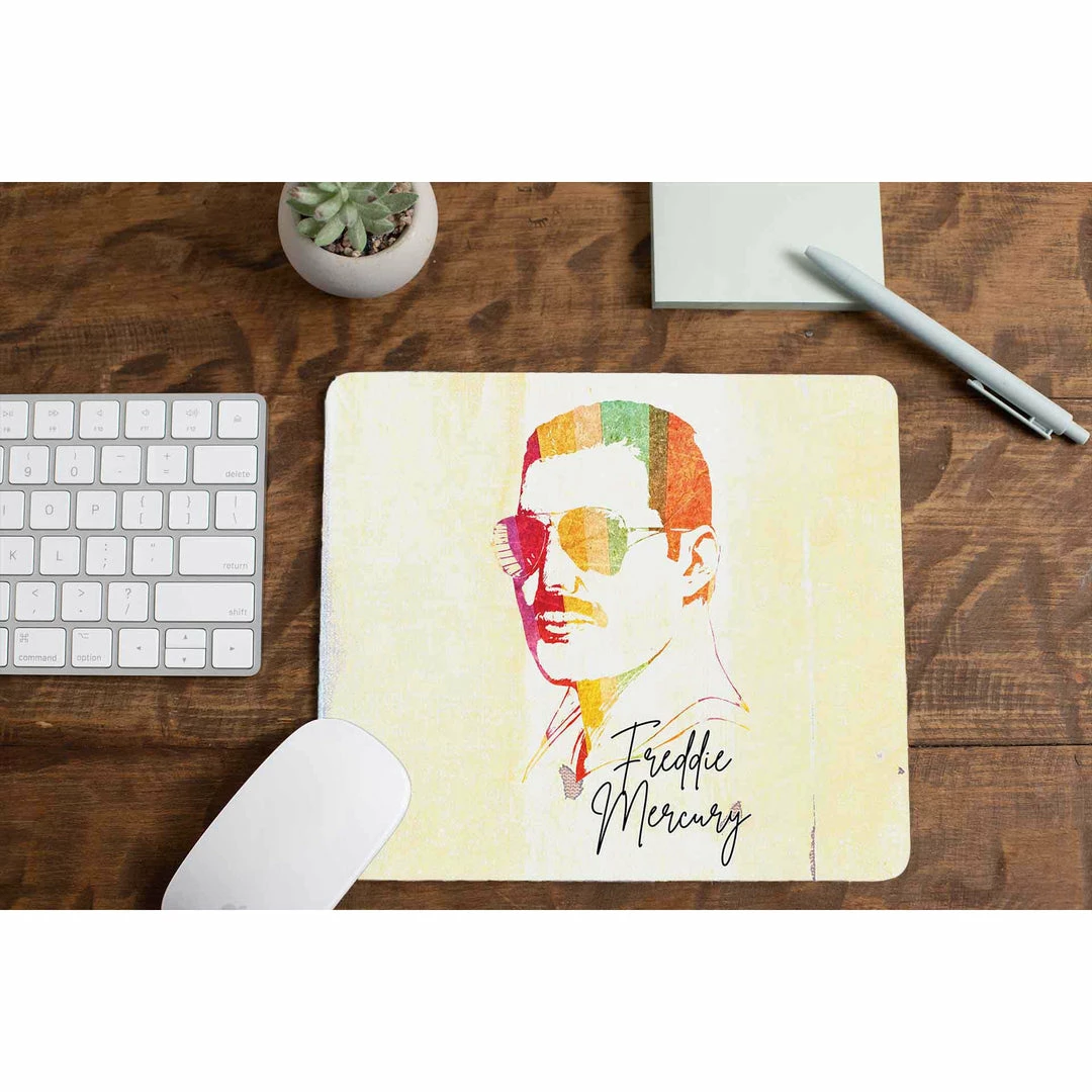 The Banyan Tee Queen Mousepad - Freddie Mercury Mousepads 1 The Banyan Tee Queen Mousepad - Freddie Mercury Mousepads