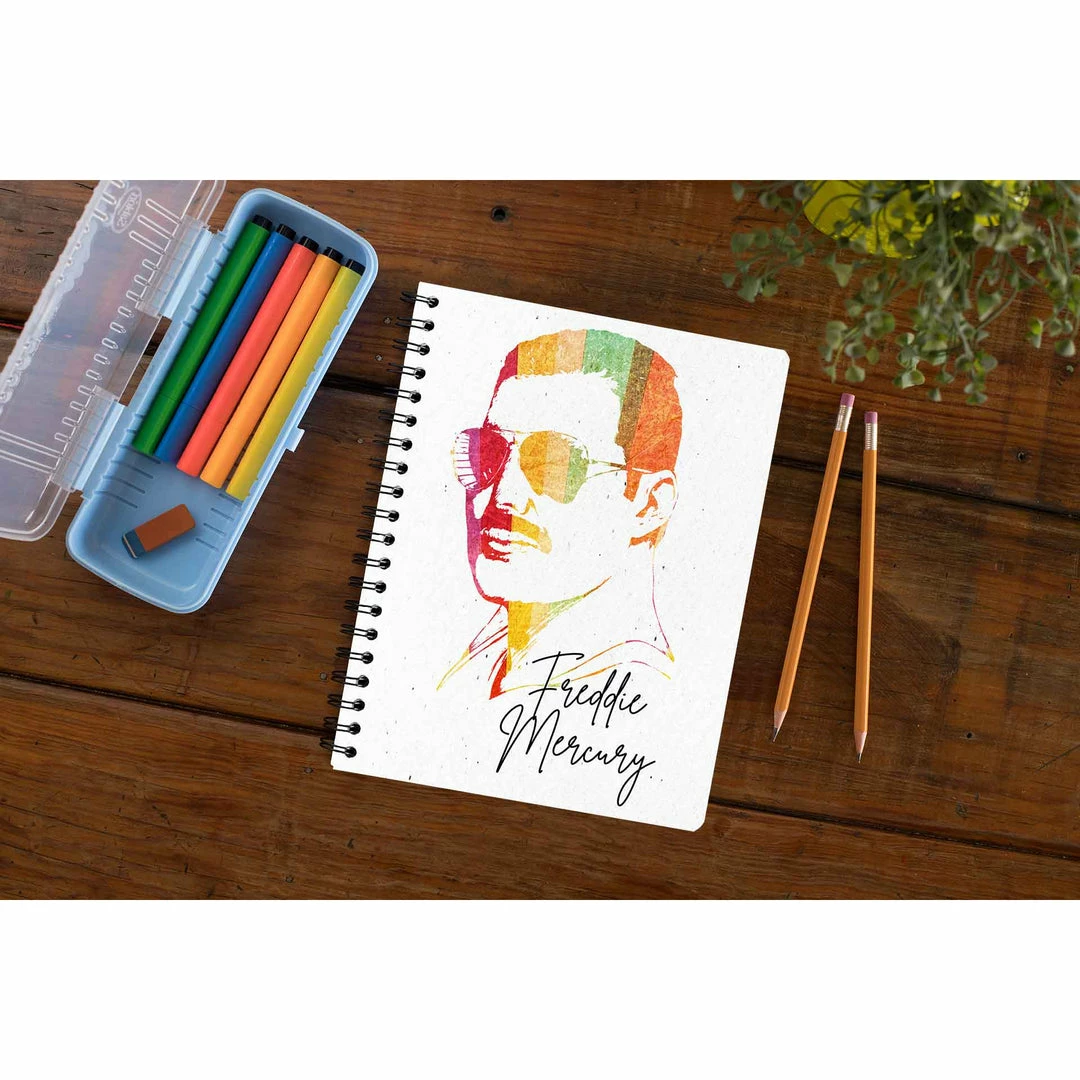 The Banyan Tee Queen Notebook - Freddie Mercury Notebooks 1 The Banyan Tee Queen Notebook - Freddie Mercury Notebooks