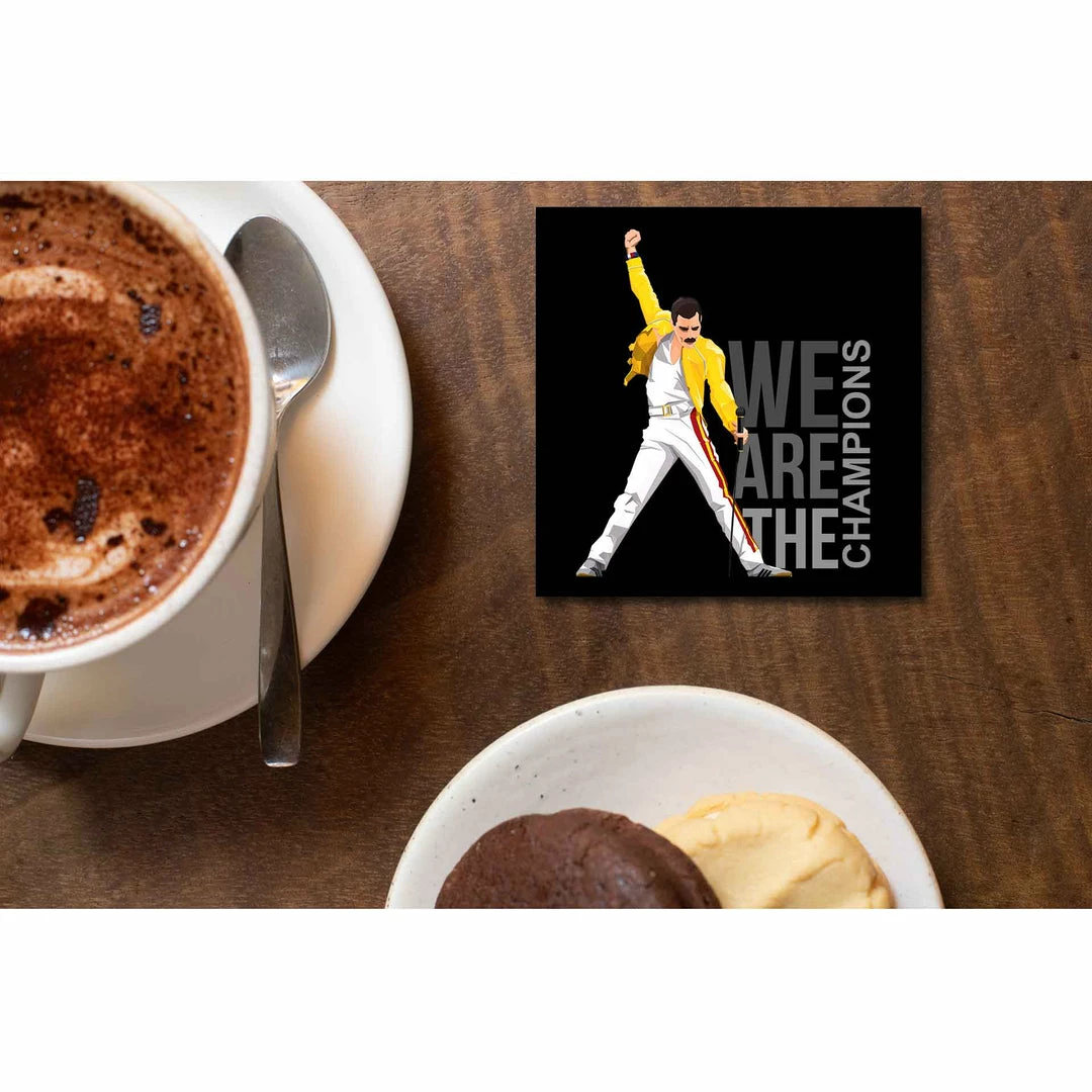 The Banyan Tee Queen Coaster - We Are The Champions 1 The Banyan Tee Queen Coaster - We Are The Champions