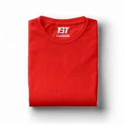 The Banyan Tee Graphic Junkies Plain T-shirt - Red