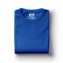 The Banyan Tee Graphic Junkies Plain T-shirt - Royal Blue