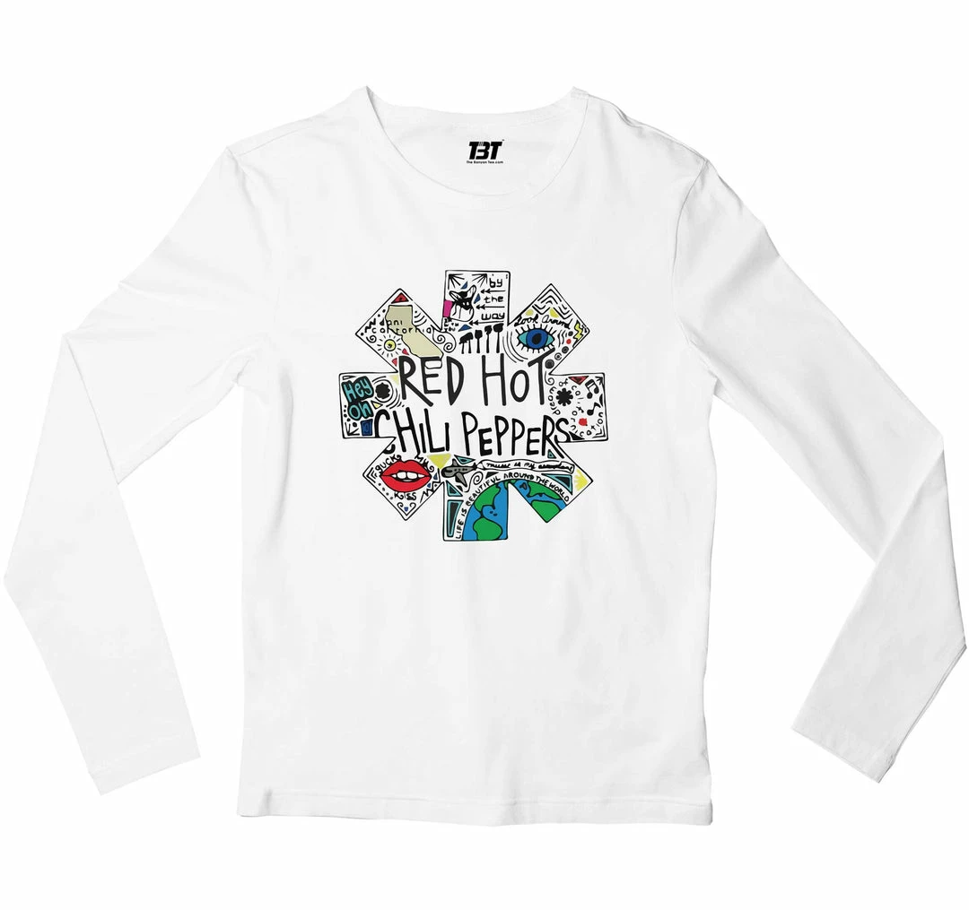 The Banyan Tee Red Hot Chili Peppers Full Sleeves T-shirt 1 The Banyan Tee Red Hot Chili Peppers Full Sleeves T-shirt