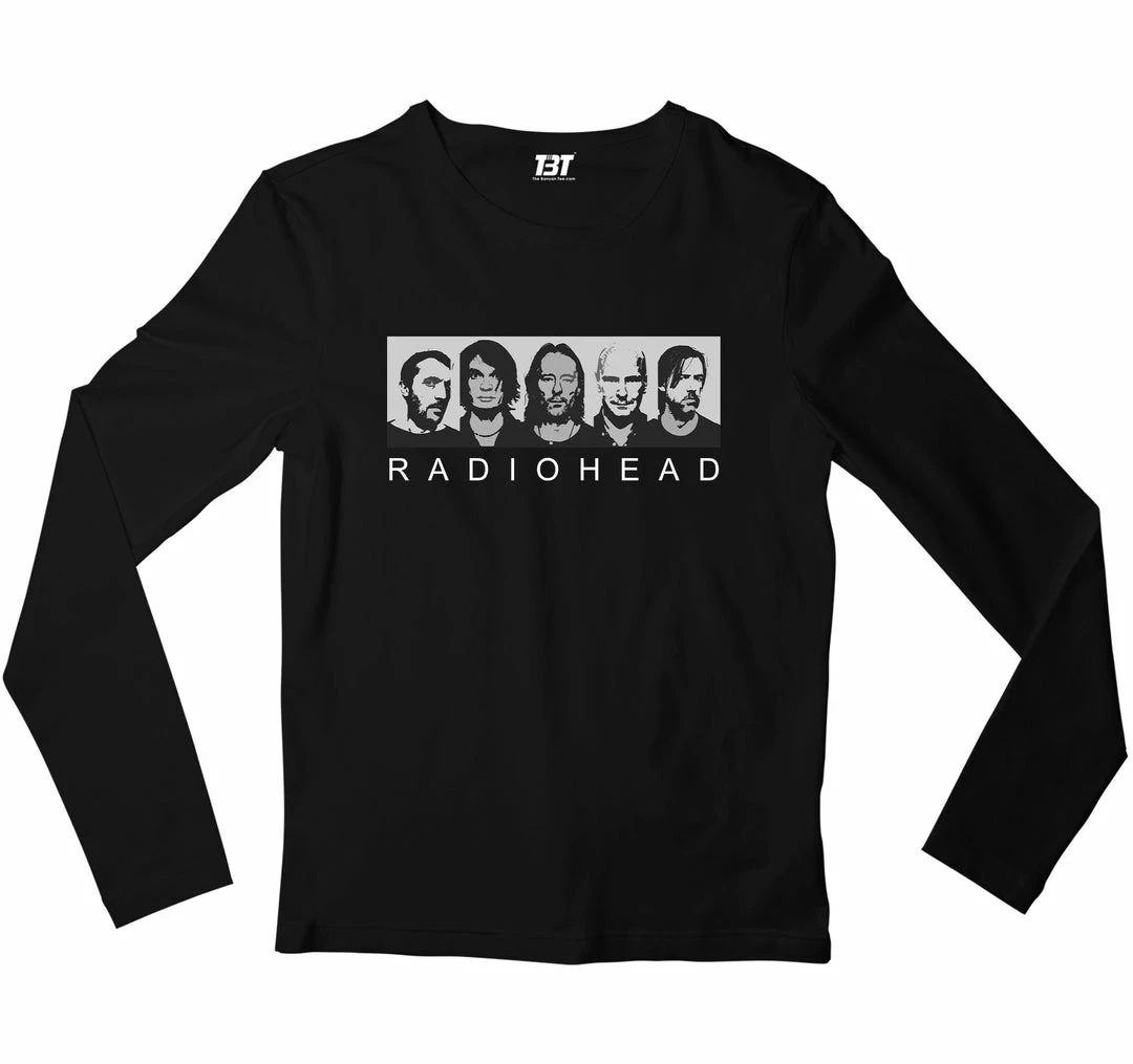 The Banyan Tee Radiohead Full Sleeves T-shirt 1 The Banyan Tee Radiohead Full Sleeves T-shirt