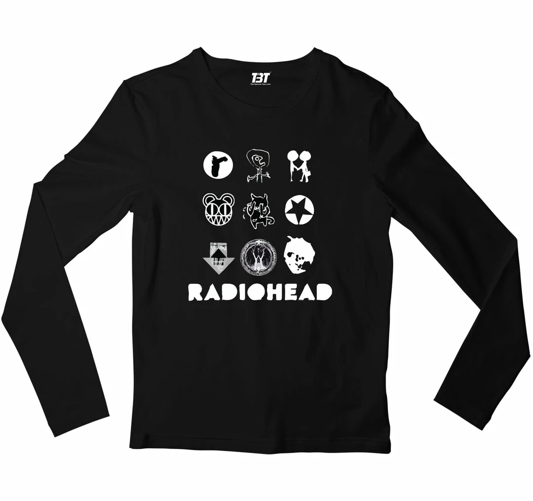 The Banyan Tee Radiohead Full Sleeves T-shirt 1 The Banyan Tee Radiohead Full Sleeves T-shirt
