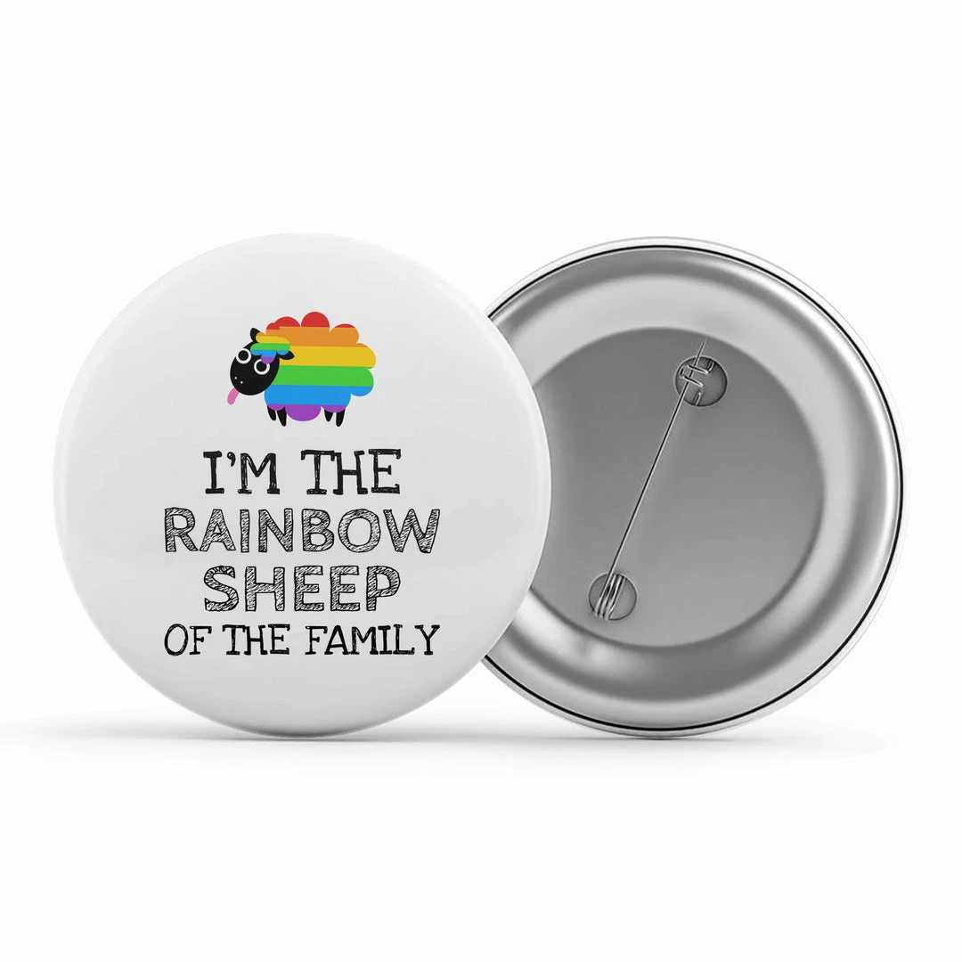 The Banyan Tee Badges Pride Badge - Rainbow Sheep 1 The Banyan Tee Badges Pride Badge - Rainbow Sheep