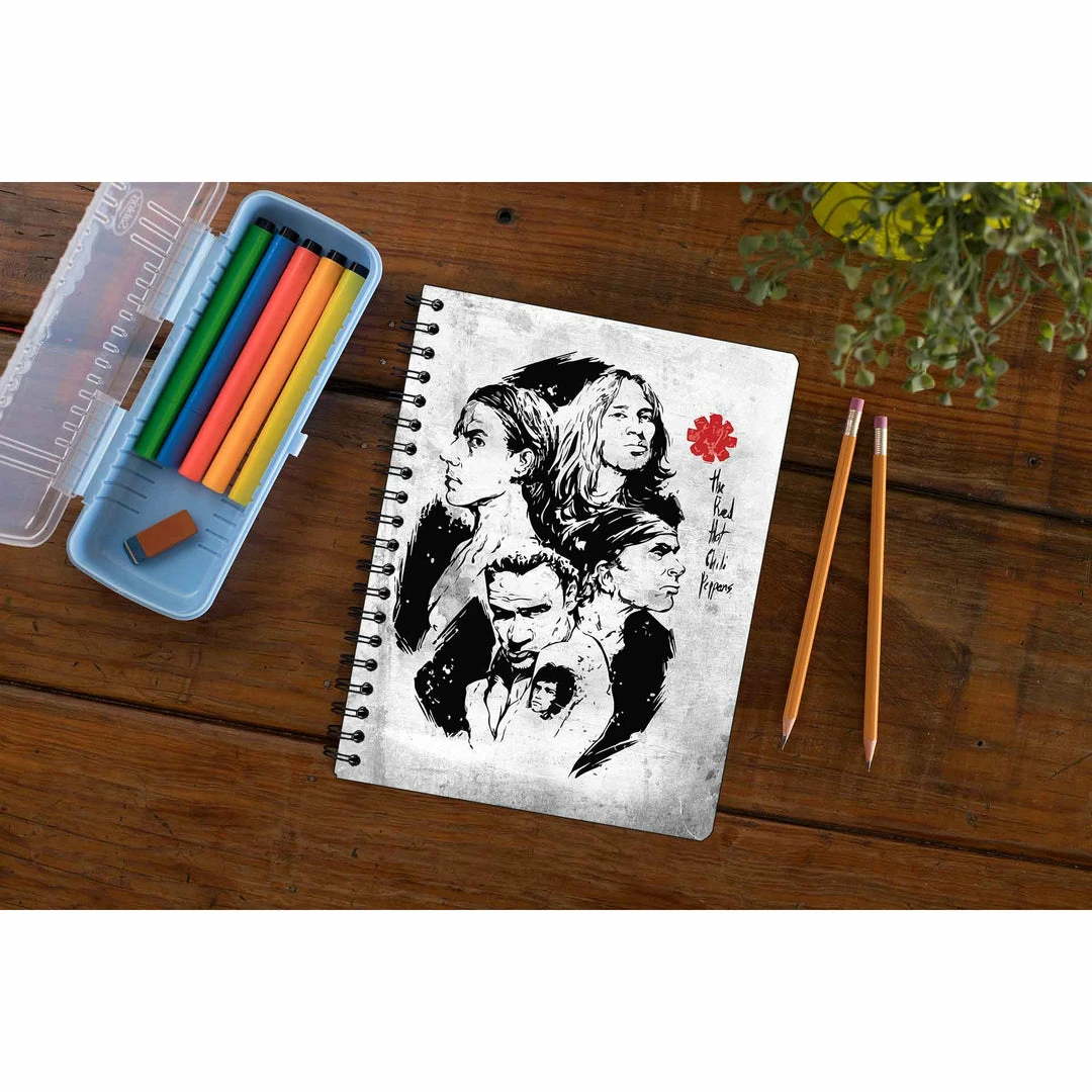 The Banyan Tee Red Hot Chili Peppers Notebook 1 The Banyan Tee Red Hot Chili Peppers Notebook