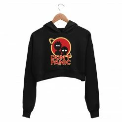 The Banyan Tee Crop Hoodie - Don't Panic Crop Hoodies