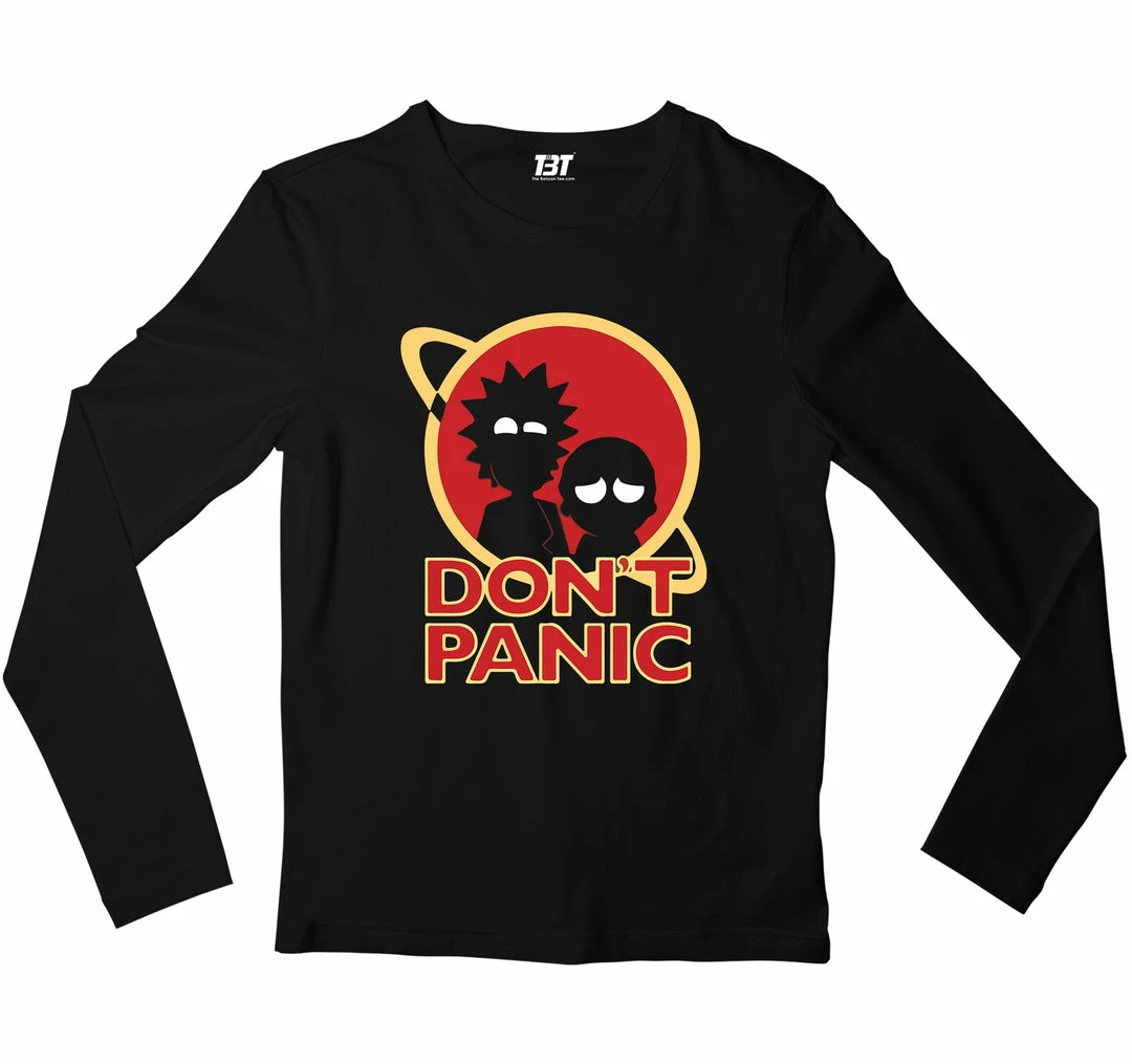 The Banyan Tee Full Sleeves T-shirt - Don't Panic 1 The Banyan Tee Full Sleeves T-shirt - Don't Panic