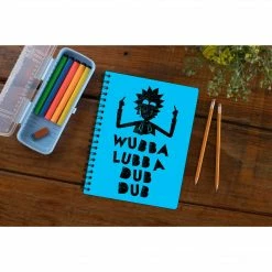The Banyan Tee Notebooks Notebook - Wubba Lubba Dub Dub