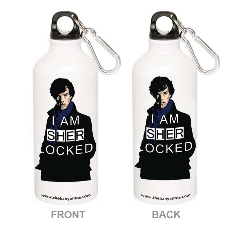 The Banyan Tee Sherlock Sipper Bottle - Sher Locked 1 The Banyan Tee Sherlock Sipper Bottle - Sher Locked