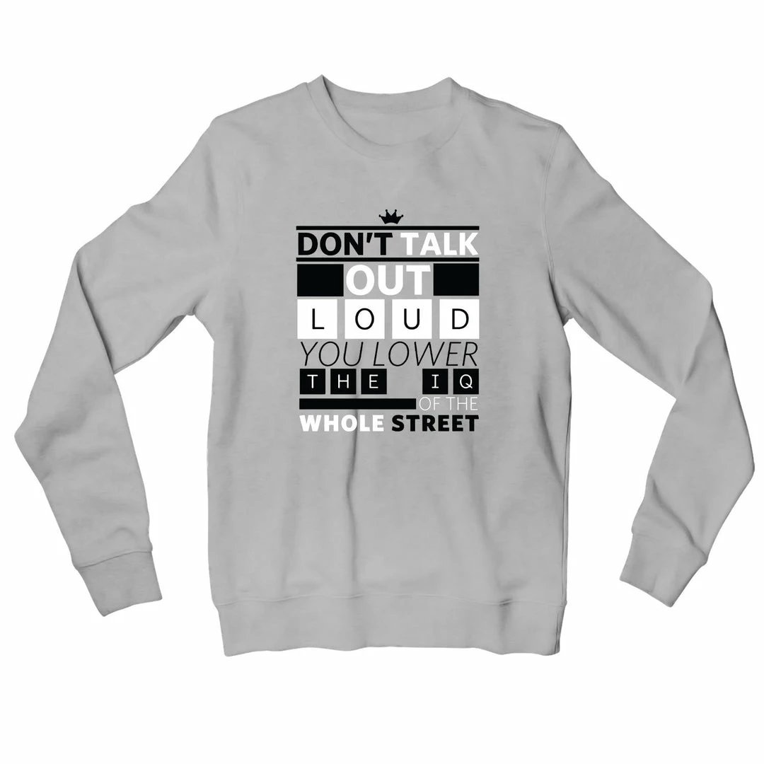 The Banyan Tee Sweatshirts Sherlock Sweatshirt - IQ 1 The Banyan Tee Sweatshirts Sherlock Sweatshirt - IQ