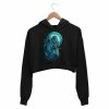 The Banyan Tee Crop Hoodies Printed Crop Hoodie - Gothic Monk