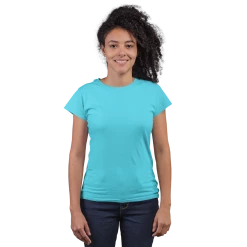 The Banyan Tee Top - Sky Blue Graphic Junkies