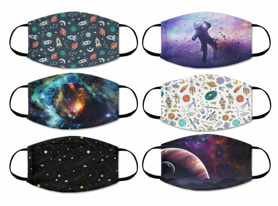 The Banyan Tee Masks Mask Combo - Space Patterns (For Adults) 1 The Banyan Tee Masks Mask Combo - Space Patterns (For Adults)
