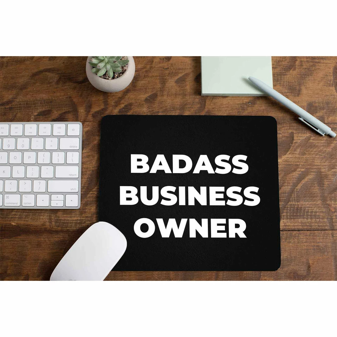 The Banyan Tee Mousepads Mouse Pad - Badass Business Owner 1 The Banyan Tee Mousepads Mouse Pad - Badass Business Owner