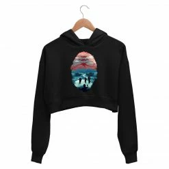The Banyan Tee Crop Hoodies Crop Hoodie - Shadow Monster