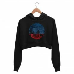 The Banyan Tee Crop Hoodie - The Upside Down Crop Hoodies
