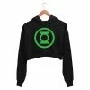 The Banyan Tee Superheroes Crop Hoodie - Green Lantern Crop Hoodies