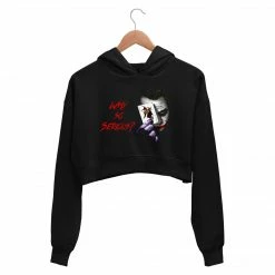 The Banyan Tee Superheroes Crop Hoodie - Joker - Why So Serious? Crop Hoodies