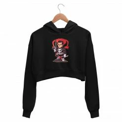 The Banyan Tee Superheroes Crop Hoodie - Punisher Crop Hoodies