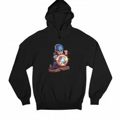 The Banyan Tee Hoodies Superheroes Hoodie - Captain America