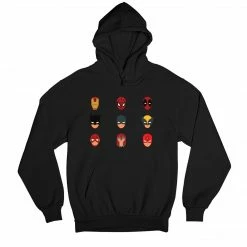 The Banyan Tee Superheroes Hoodie - Superhero Masks Hoodies